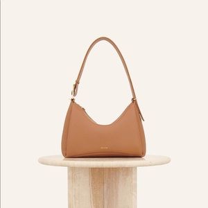 Polene Umi in camel textured leather